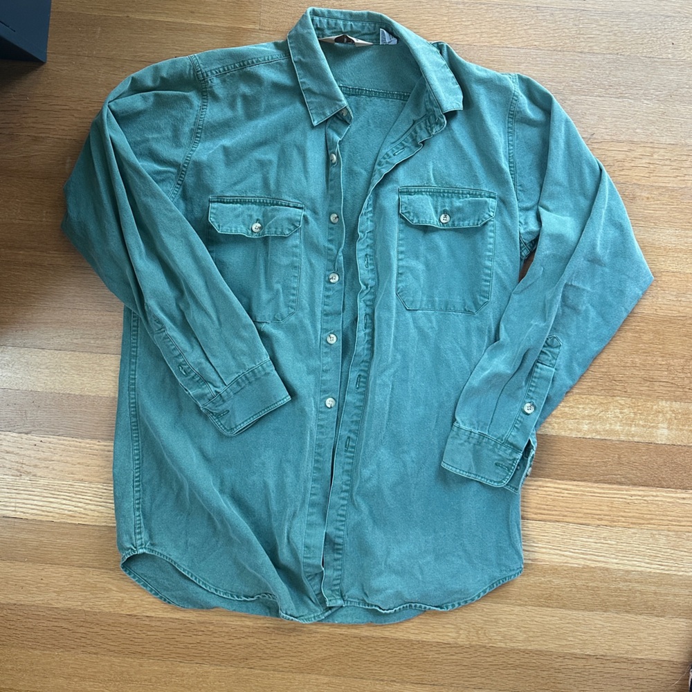 Vintage Cabela's Sage Green Casual Shirt
